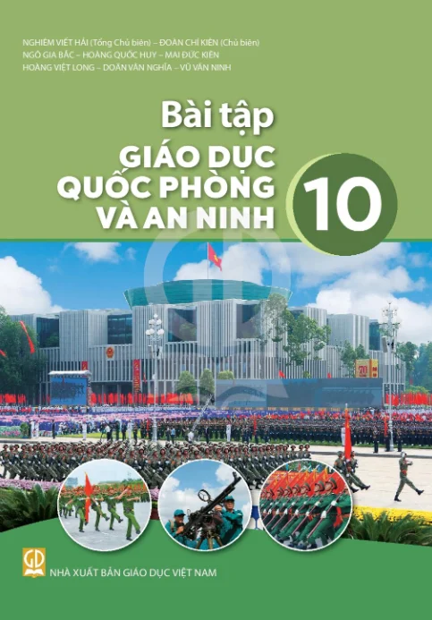 Bìa sách GDQP Lớp 10