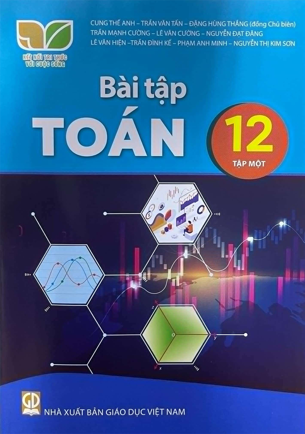 Bìa sách Toán Tập 1 Lớp 12