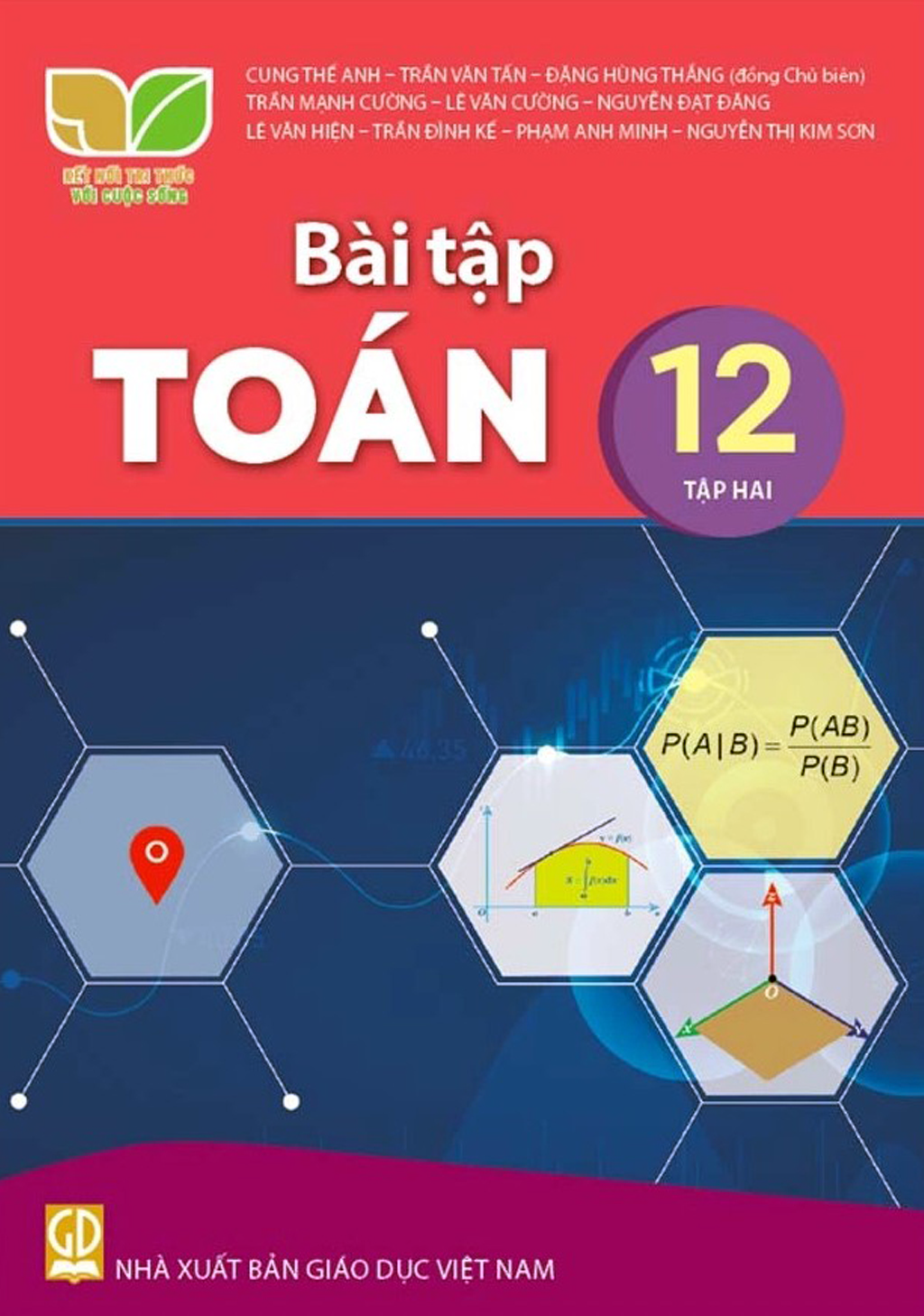 Bìa sách Toán Tập 2 Lớp 12