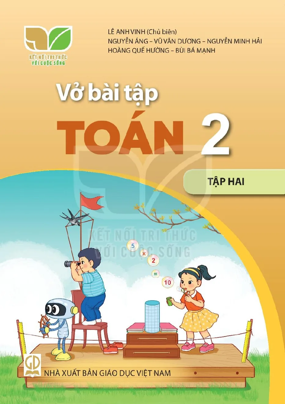 Bìa sách Toán Tập 2 Lớp 2