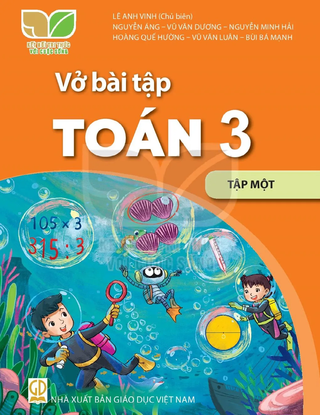 Bìa sách Toán Tập 1 Lớp 3
