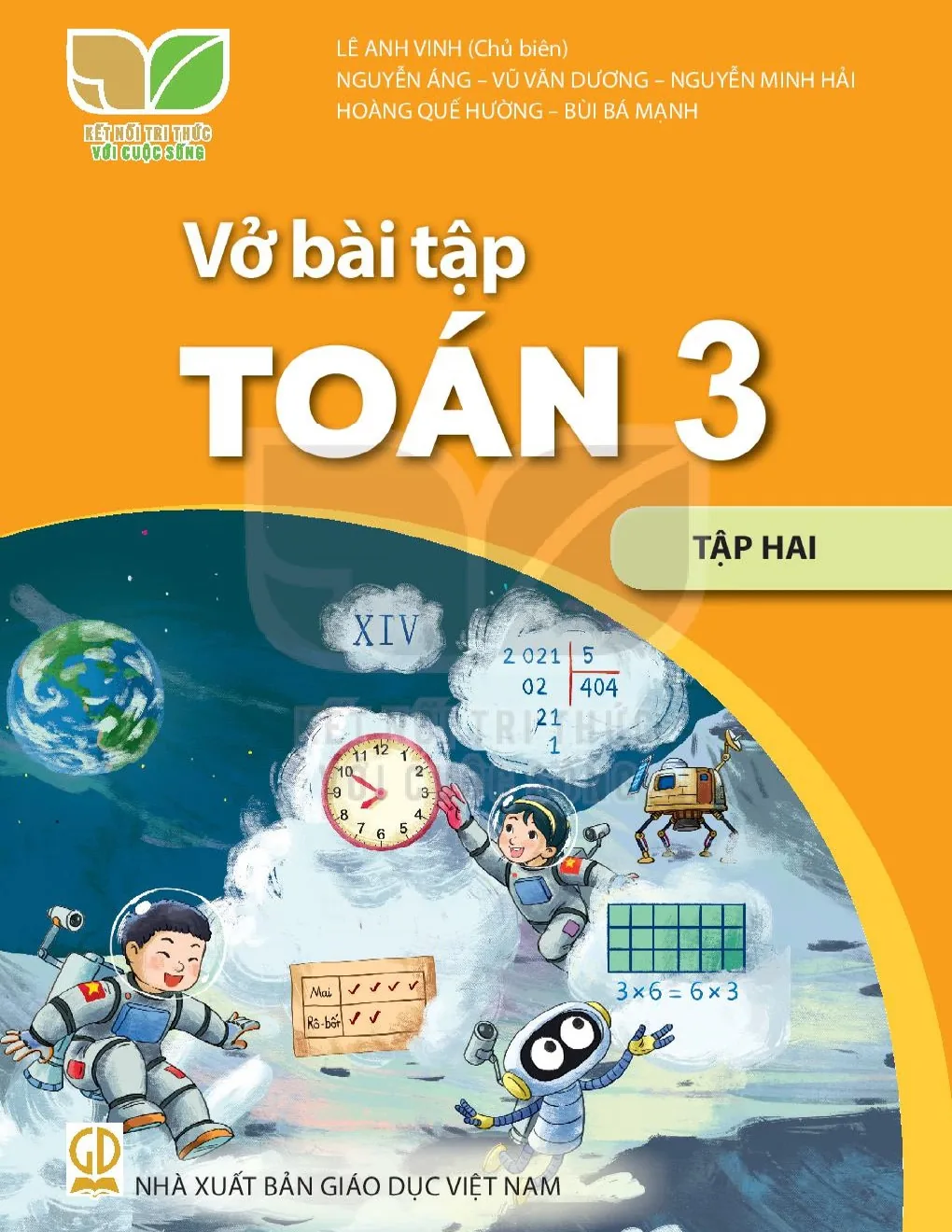 Bìa sách Toán Tập 2 Lớp 3