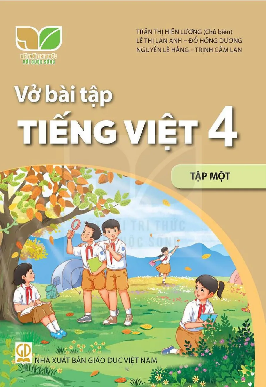 Bìa sách Tiếng Việt Tập 1 Lớp 4