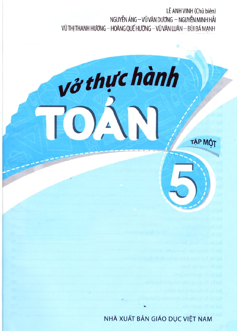 Bìa sách Toán Tập 1 Lớp 5